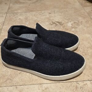 AllBirds Women's Navy Blue Wool Lounger Slip On Shoes Size 10